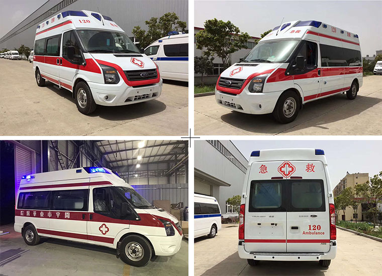 福特新世代V348救护车(长轴福星高顶)
