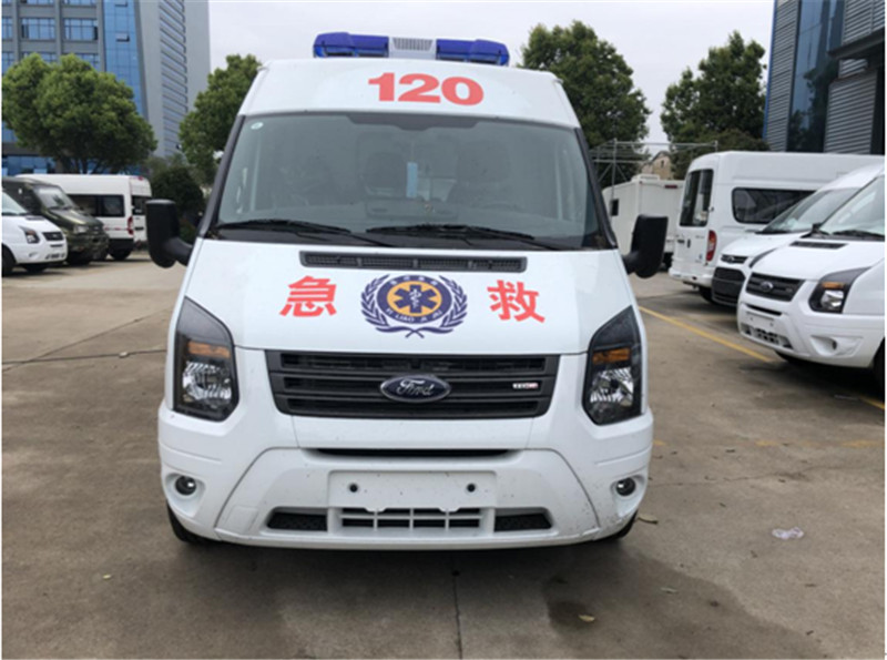 福特V348长轴中顶负压型救护车